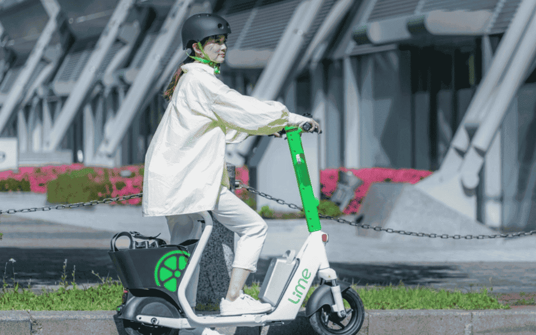 Lime 座れる電動キックボード