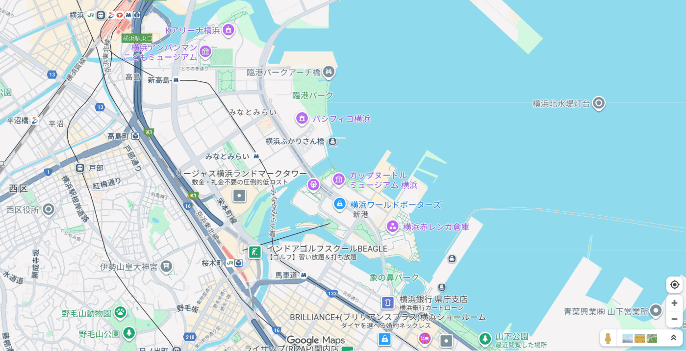 横浜観光マップ