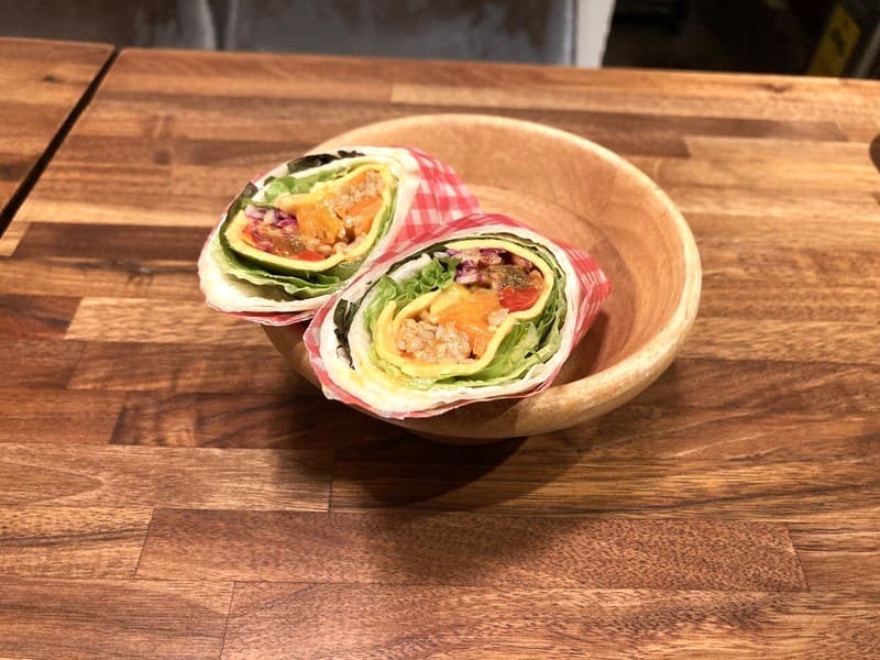 鶏肉のヘルシートルティーヤ