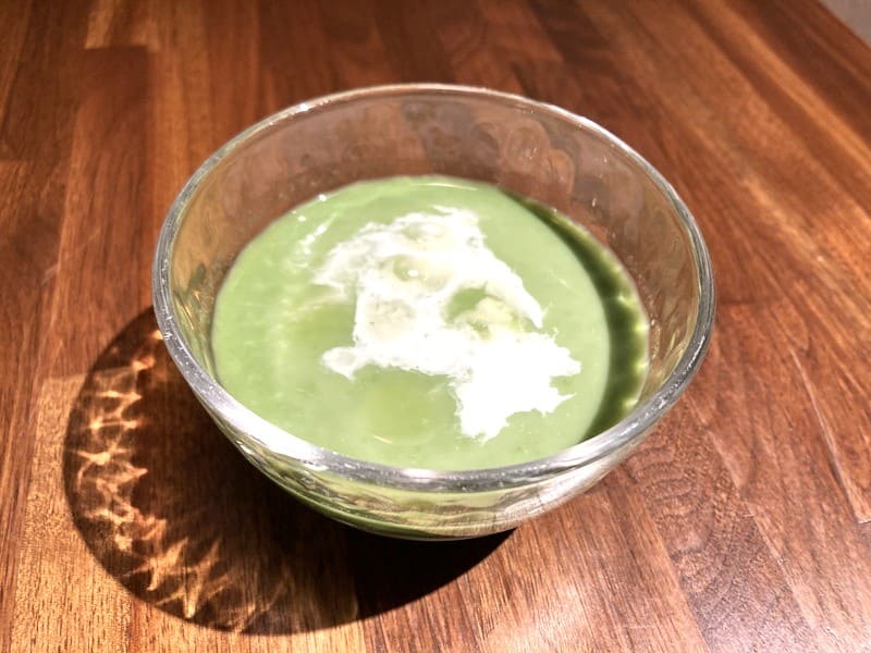 ケータリング料理 ほうれん草の冷製スープ