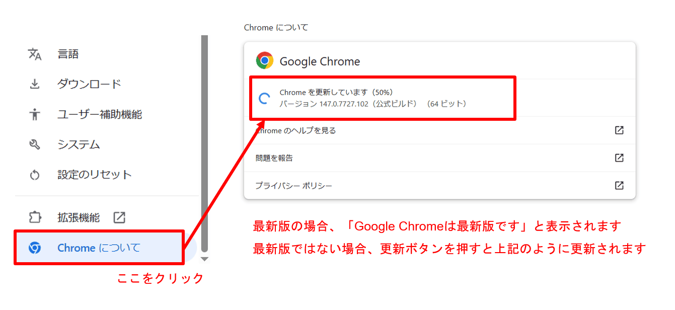 Google Chrome更新